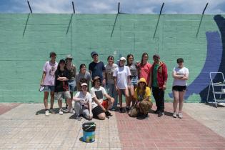 Intervención artística por 40° aniversario de Amnistía Inter