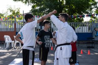 Cierre de actividades en la plaza de deportes Nº 10