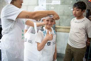 Curso de Cocina Uruguay para niñas y niños, en el MAM