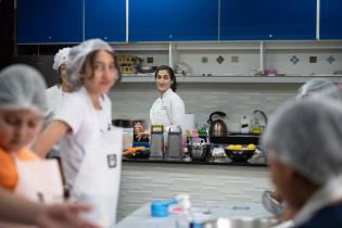 Curso de Cocina Uruguay para niñas y niños, en el MAM