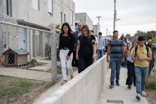 Inauguración del complejo Mazarino (realojo de familias de Chac