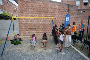 Inauguración del complejo Mazarino (realojo de familias de Chac