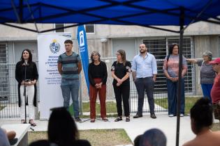 Inauguración del complejo Mazarino (realojo de familias de Chac