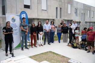 Inauguración del complejo Mazarino (realojo de familias de Chac