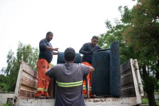 Mudanza de 36 familias del asentamiento El Progreso a nuevas viv