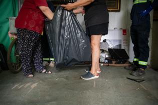 Mudanza de 36 familias del asentamiento El Progreso a nuevas viv