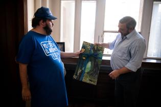 Intendente Mario Bergara se reune con la Asociación de Autismo 