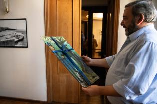 Intendente Mario Bergara se reune con la Asociación de Autismo 