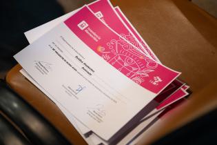 Entrega de menciones del 28º Encuentro de Murga Joven