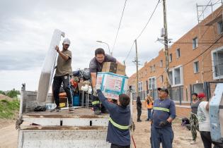 Mudanza de 46 viviendas del asentamiento Alfonso Lamas - Barros 