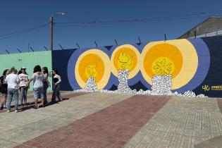 Inauguración de intervención artística por 40° aniversario d