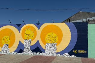 Inauguración de intervención artística por 40° aniversario d