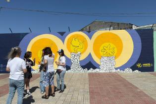 Inauguración de intervención artística por 40° aniversario d