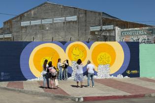 Inauguración de intervención artística por 40° aniversario d
