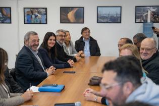 Firma de convenio con ADEOM en el Ministerio de Trabajo y Seguri