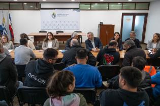 Firma de convenio con ADEOM en el Ministerio de Trabajo y Seguri
