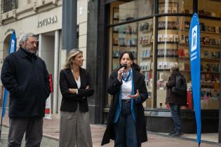 Directora de Turismo, Karina Fortete, participa de la presentación de cartelería turística en Ciudad Vieja