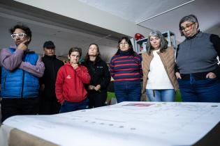 Reunión con vecinas y vecinos por proyecto de mejora de espacio