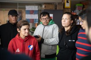 Reunión con vecinas y vecinos por proyecto de mejora de espacio