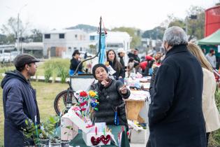 Inauguración de plaza en Piedras Blancas