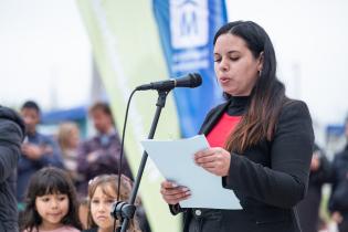 Inauguración de plaza en Piedras Blancas