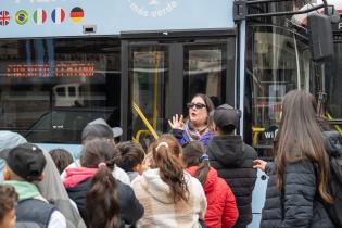Viaje en el bus turístico con ONG Casa de todos