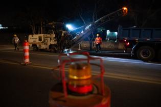 Reparación vial en Av. Agraciada entre 19 de Abril y Lozano