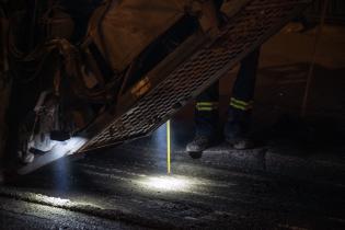 Reparación vial en Av. Agraciada entre 19 de Abril y Lozano