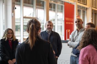 Intendente, Mario Bergara, recorre las instalaciones del centro 