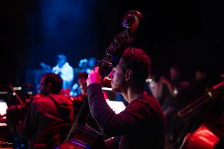 Ensayo del espectáculo "Celebrar" junto a la Orquesta Filarmón