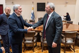  Visita del presidente del gobierno de Canarias, Fernando Clavij