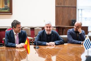  Visita del presidente del gobierno de Canarias, Fernando Clavij