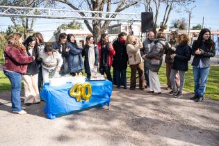 Festejo por los 40 años de la policlínica Aquiles Lanza