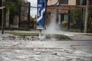 Inicio de obra vial en Av. Bolivia