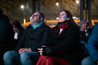 Fan Fest oficial de la Celeste durante Uruguay vs España