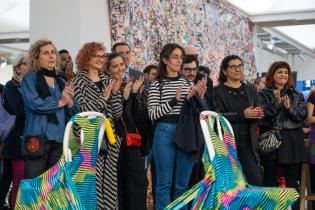 Inauguración de exposición retrospectiva de Dani Umpi en Centr
