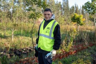 Cuadrilla del Programa ABC Trabajo en el Vivero Municipal Toledo Chico