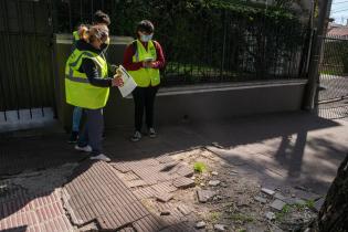 Relevamiento de estado de veredas en el marco del Proyecto Ciudades Accesibles ABC