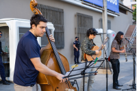 Tatango Orquesta en la explanada de la Intendencia de Montevideo
