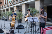 Tatango Orquesta en la explanada de la Intendencia de Montevideo