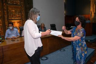 Entrega de certificados del "Curso de Anfitrionía Aplicada al Turismo" a los Municipios A, B Y CH