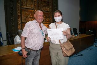 Entrega de certificados del "Curso de Anfitrionía Aplicada al Turismo" a los Municipios A, B Y CH