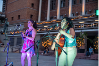 Espectáculos artísticos en la explanada de la Intendencia de Montevideo en el marco del programa “La cultura va por barrios” 