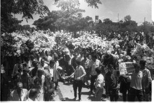 Sepelio de Arturo Recalde. Cementerio del Norte. 22 de enero de 1969