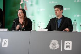 Conferencia de prensa por proyecto Balcón del Cerro en la sala Ernesto de los Campos