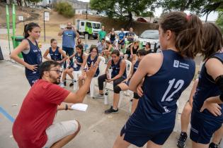 Partido Torneo Jr. NBA en el parque Capurro