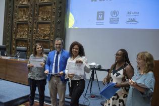 Entrega de certificados en capacitación laboral para personas refugiadas, solicitantes de asilo y migrantes Entrega de certificados en capacitación laboral para personas refugiadas, solicitantes de asilo y migrantes