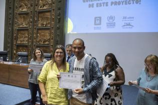 Entrega de certificados en capacitación laboral para personas refugiadas, solicitantes de asilo y migrantes Entrega de certificados en capacitación laboral para personas refugiadas, solicitantes de asilo y migrantes