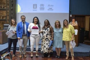 Entrega de certificados en capacitación laboral para personas refugiadas, solicitantes de asilo y migrantes Entrega de certificados en capacitación laboral para personas refugiadas, solicitantes de asilo y migrantes