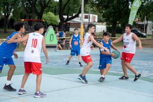 Torneo JR. NBA en el complejo SACUDE 